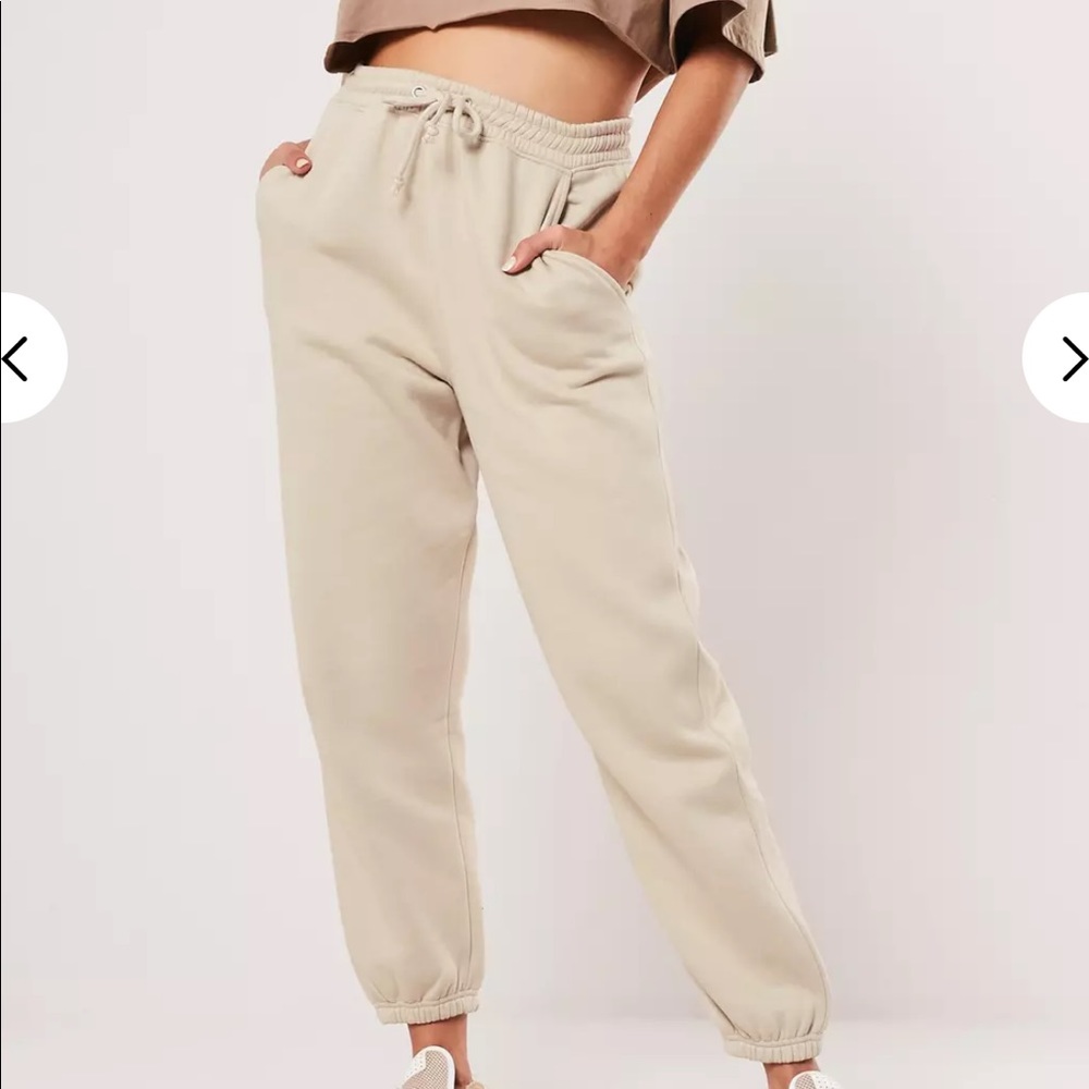 Beige Joggers